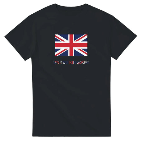 T-shirt drapeau royaume-uni texte - pixelforma