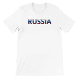 T-shirt drapeau russie - pixelforma