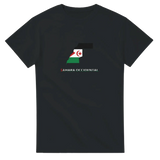 T-shirt drapeau sahara occidental en carte - pixelforma