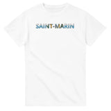 T-shirt Drapeau Saint-Marin en écriture - Pixelforma 