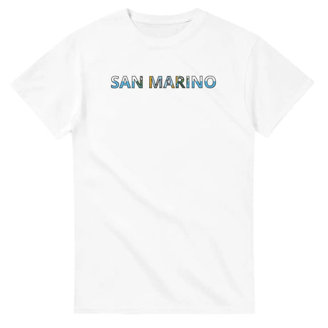 T-shirt drapeau saint-marin - pixelforma