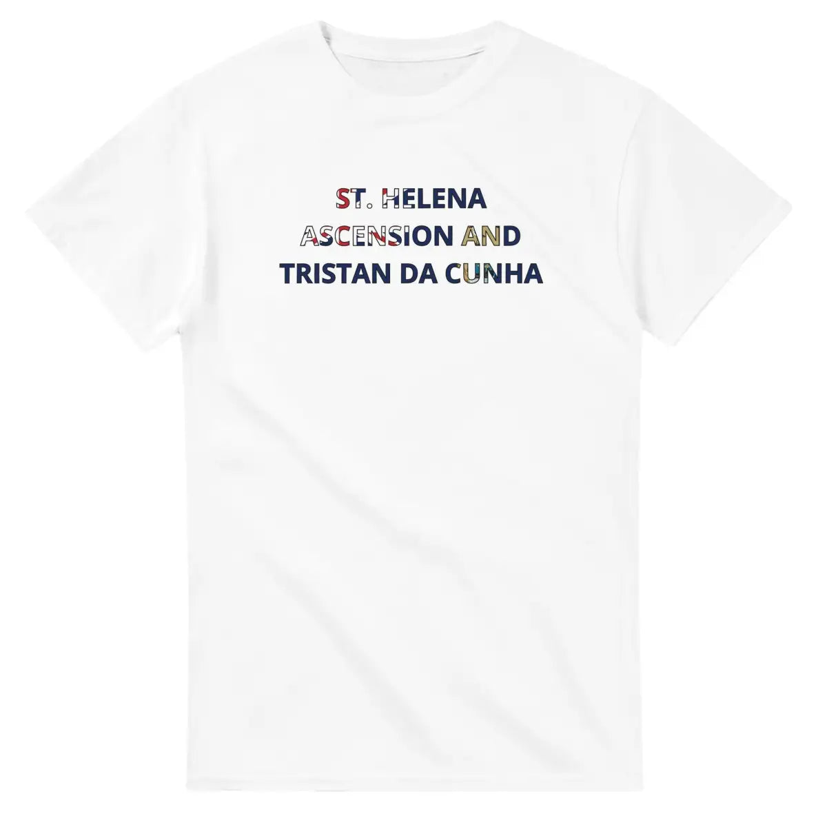 T-shirt Drapeau Sainte-Hélène, Ascension et Tristan da Cunha - Pixelforma 