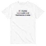 T-shirt Drapeau Sainte-Hélène, Ascension et Tristan da Cunha - Pixelforma 