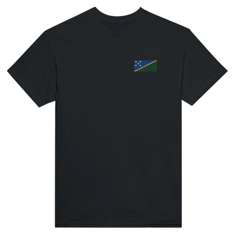 T-shirt drapeau salomon broderie couleur coton épais