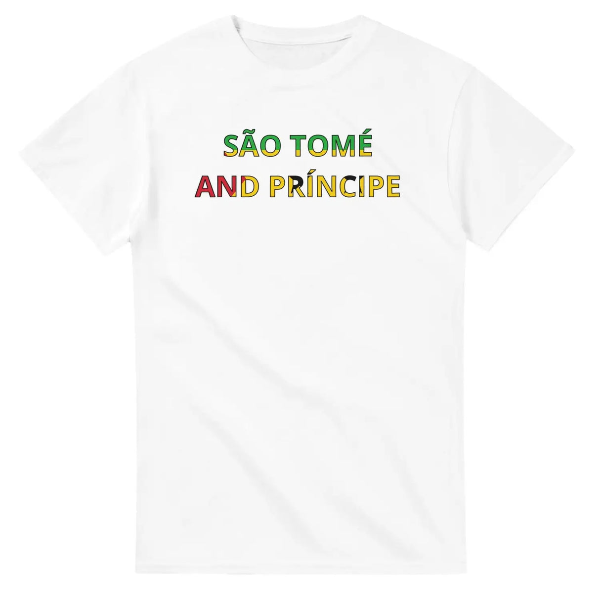 T-shirt drapeau sao tomé-et-principe - pixelforma