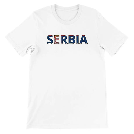 T-shirt Drapeau Serbie - Pixelforma 