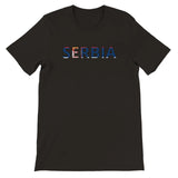 T-shirt drapeau serbie - pixelforma