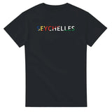 T-shirt Drapeau Seychelles en écriture - Pixelforma 