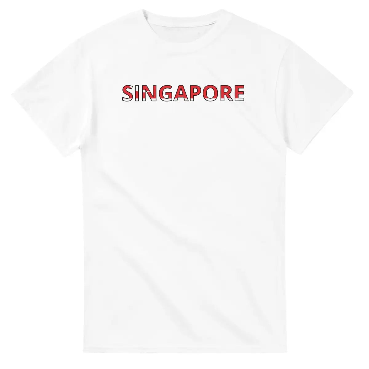 T-shirt Drapeau Singapour - Pixelforma 