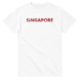 T-shirt Drapeau Singapour - Pixelforma 