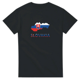 T-shirt drapeau slovaquie carte - pixelforma