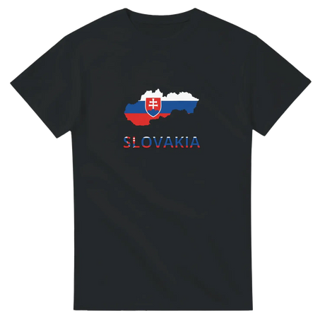 T-shirt drapeau slovaquie carte - pixelforma