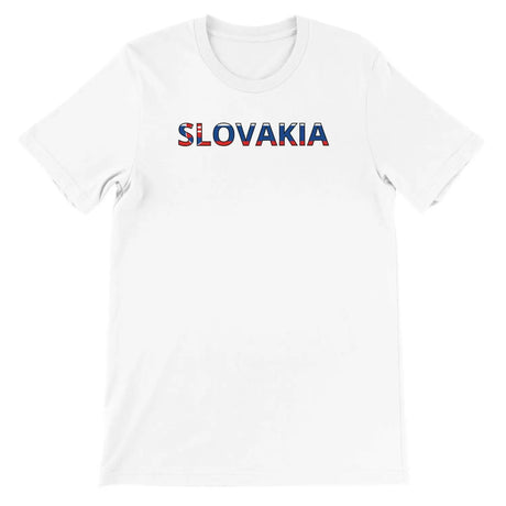 T-shirt drapeau slovaquie - pixelforma