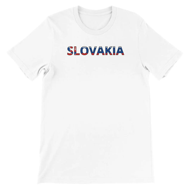 T-shirt drapeau slovaquie - pixelforma