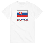 T-shirt drapeau slovaquie texte - pixelforma