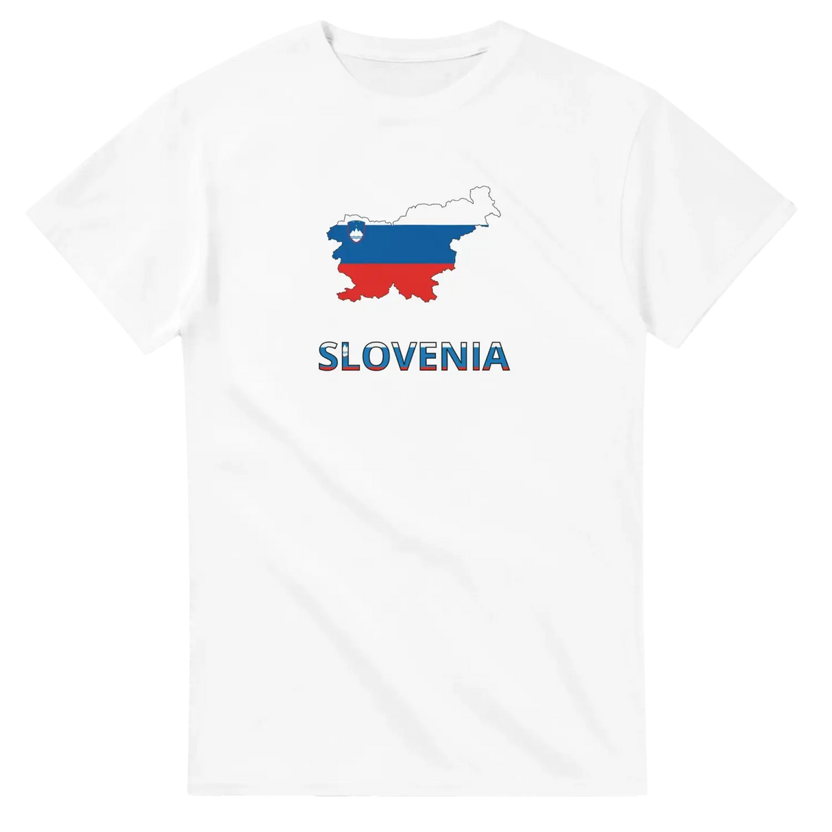 T-shirt drapeau slovénie carte - pixelforma