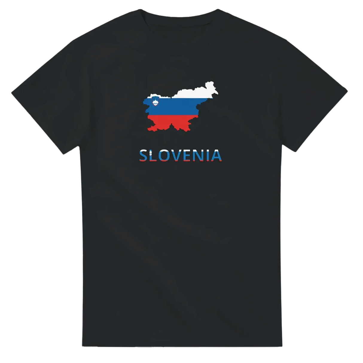 T-shirt drapeau slovénie carte - pixelforma