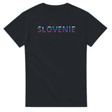 T-shirt drapeau slovénie en écriture - pixelforma