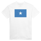 T-shirt drapeau somalie coton mélangé brodé élégant