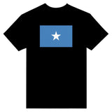 T-shirt drapeau somalie coton mélangé brodé élégant