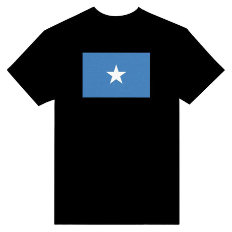T-shirt drapeau somalie coton mélangé brodé élégant