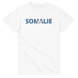 T-shirt drapeau somalie en écriture - pixelforma