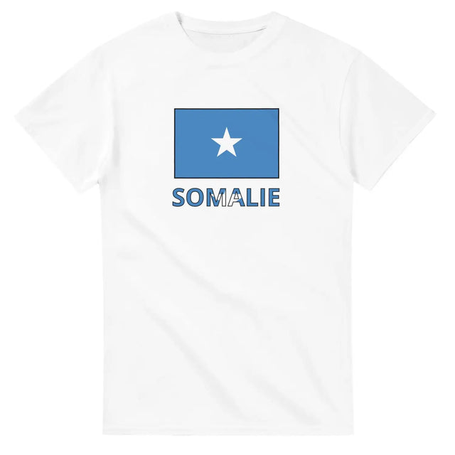 T-shirt drapeau somalie en texte - pixelforma