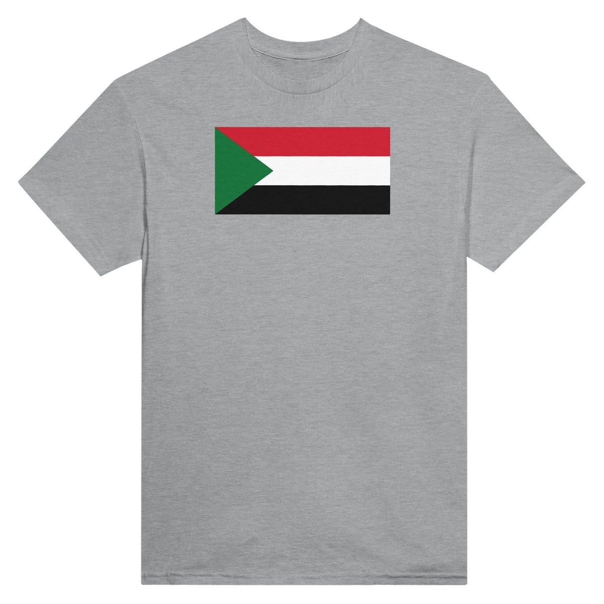 T-shirt drapeau soudan brodé coton mélangé élégant