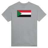 T-shirt drapeau soudan brodé coton mélangé élégant