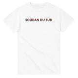 T-shirt Drapeau Soudan du Sud en écriture - Pixelforma 