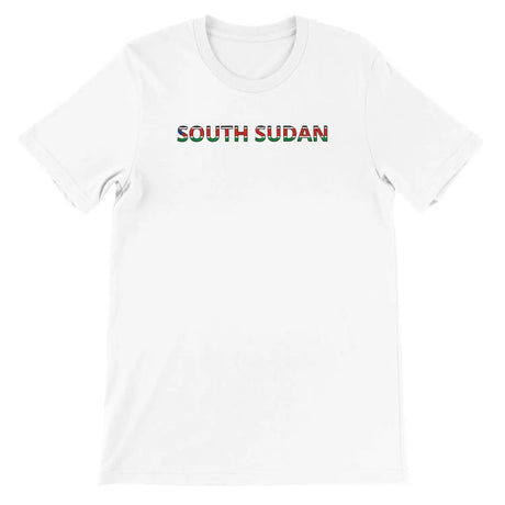 T-shirt drapeau soudan du sud - pixelforma