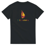 T-shirt drapeau sri lanka en carte - pixelforma