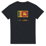 T-shirt drapeau sri lanka en texte - pixelforma