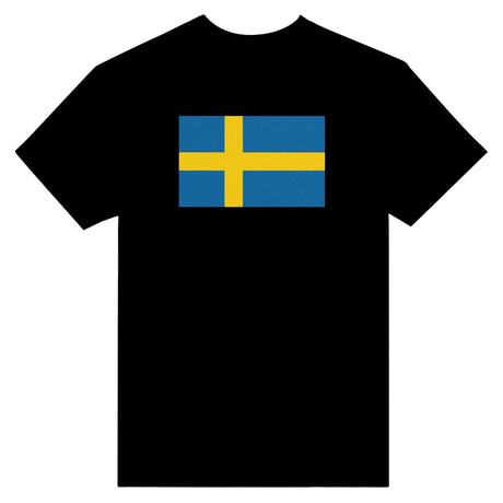 T-shirt drapeau suède brodé coton mélangé manches longues