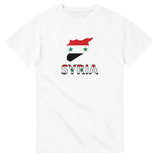 T-shirt drapeau syrie carte - pixelforma