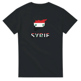 T-shirt drapeau syrie en carte - pixelforma