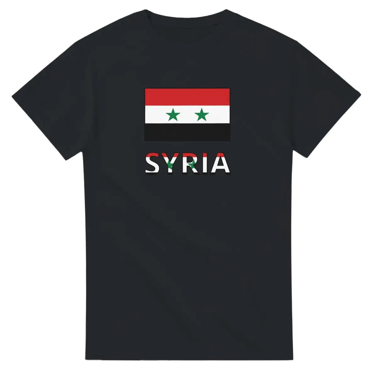 T-shirt Drapeau Syrie texte - Pixelforma 