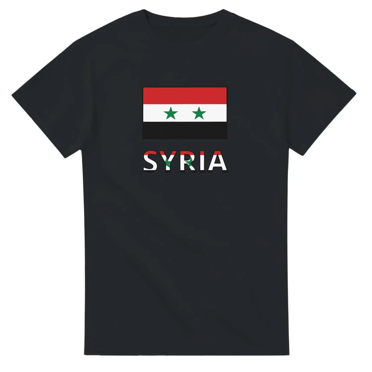 T-shirt drapeau syrie texte - pixelforma