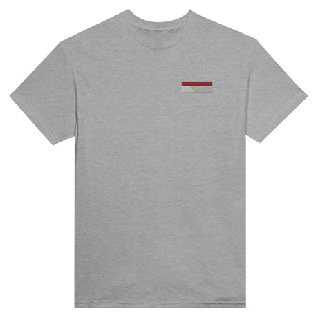 T-shirt drapeau tadjikistan broderie couleur coton épais