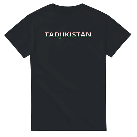 T-shirt drapeau tadjikistan en écriture - pixelforma