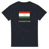 T-shirt drapeau tadjikistan en texte - pixelforma