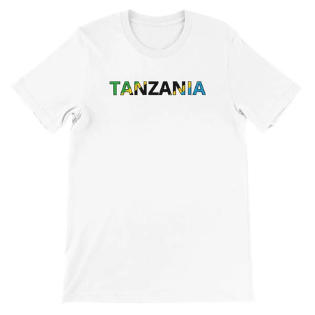 T-shirt Drapeau Tanzanie - Pixelforma 