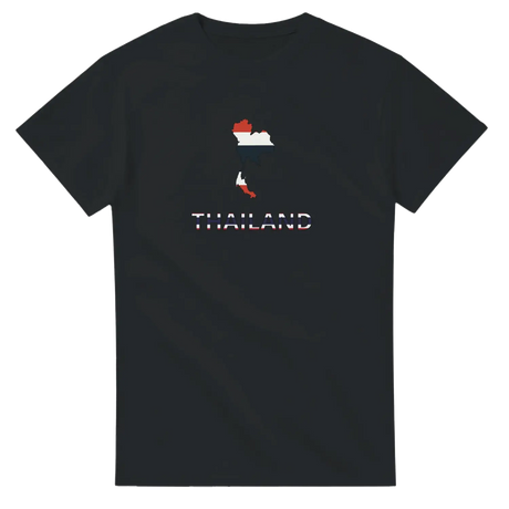 T-shirt drapeau thaïlande carte - pixelforma