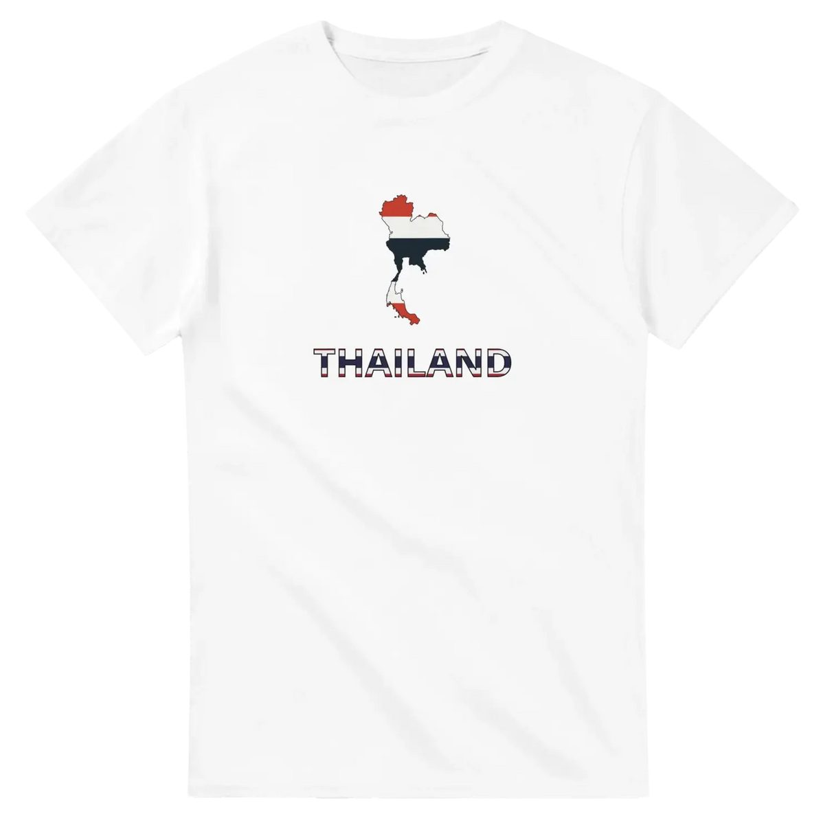 T-shirt drapeau thaïlande carte - pixelforma