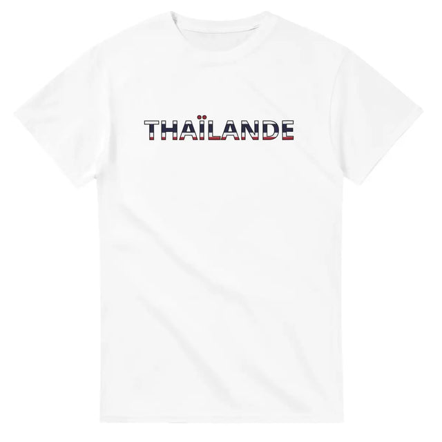 T-shirt Drapeau Thaïlande en écriture - Pixelforma 