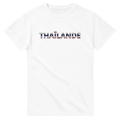 T-shirt drapeau thaïlande en écriture - pixelforma