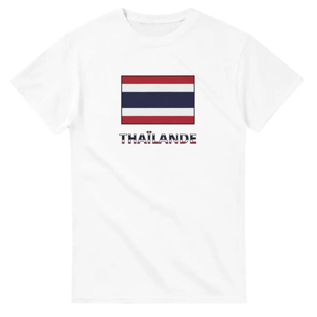 T-shirt Drapeau Thaïlande en texte - Pixelforma 