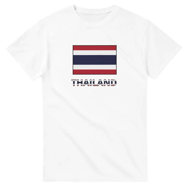 T-shirt drapeau thaïlande texte - pixelforma