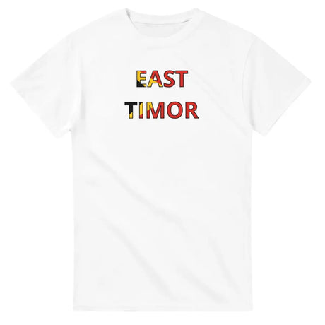 T-shirt Drapeau Timor oriental - Pixelforma 