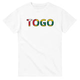 T-shirt Drapeau Togo en écriture - Pixelforma 